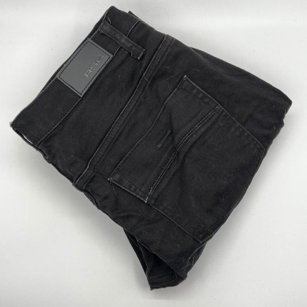 RSQ Relaxed Taper Jeans Mens 30x32 Black Good Tapered Leg Denim Pants